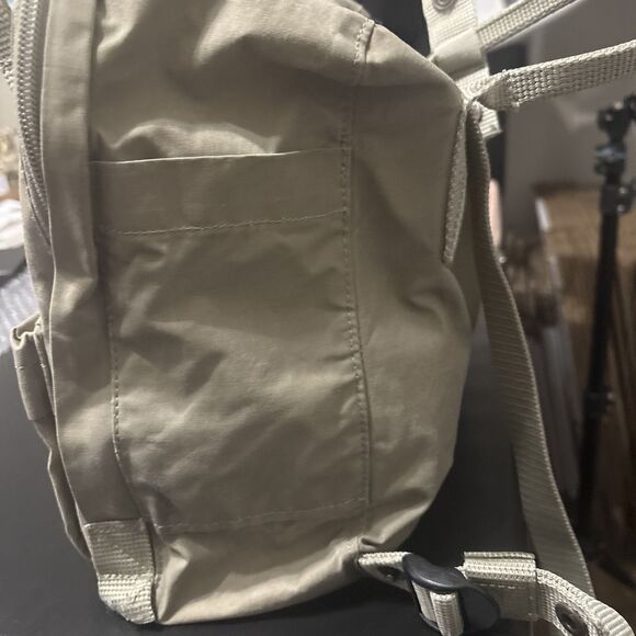 Fjallraven Kanken Mini Backpack Tan With Some Stains - Picture 2 of 9